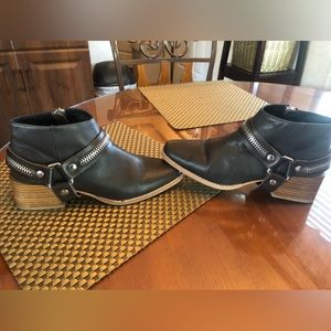 Sol Sana brown booties.  Size 39.  Fit is 8-8.5